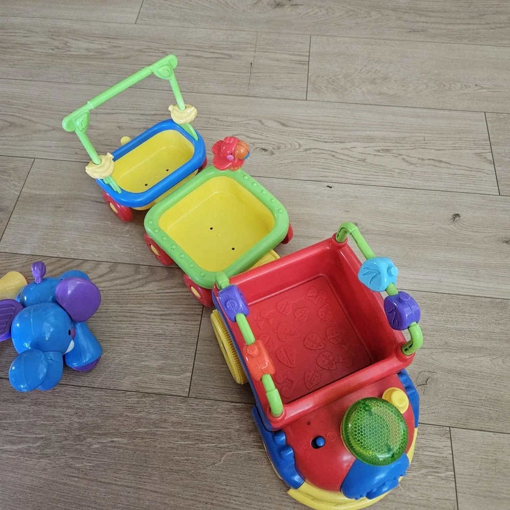 Vtg Fisher-Price Amazing Animals Sing & Go Choo-Choo (Discontinued) Toy